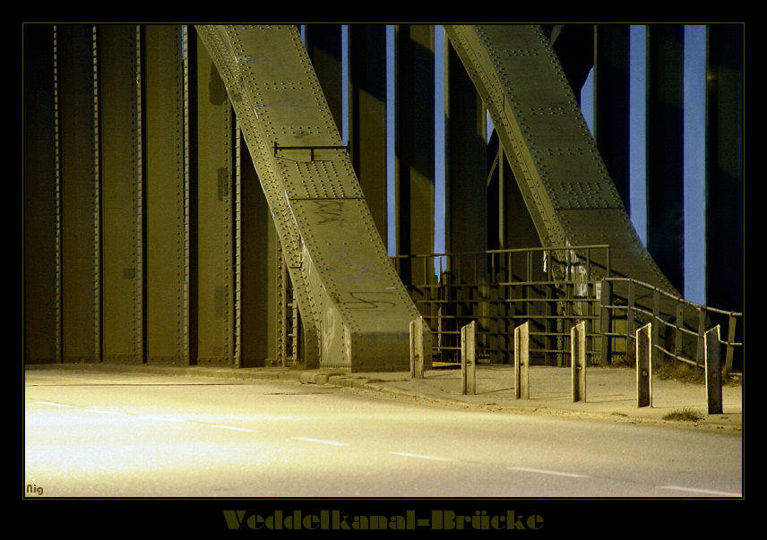 Veddelkanal-Brücke in Hamburg