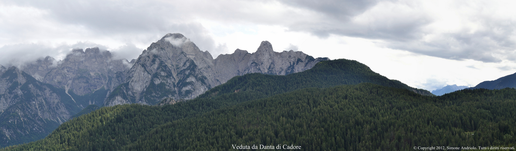 Veduta da Danta di Cadore