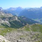 Veduta dalla via ferrata del Masarè gruppo del Catinaccio