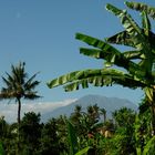 veduta del vulcano bali