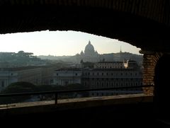 Veduta di S.Pietro da Castel S.Angelo