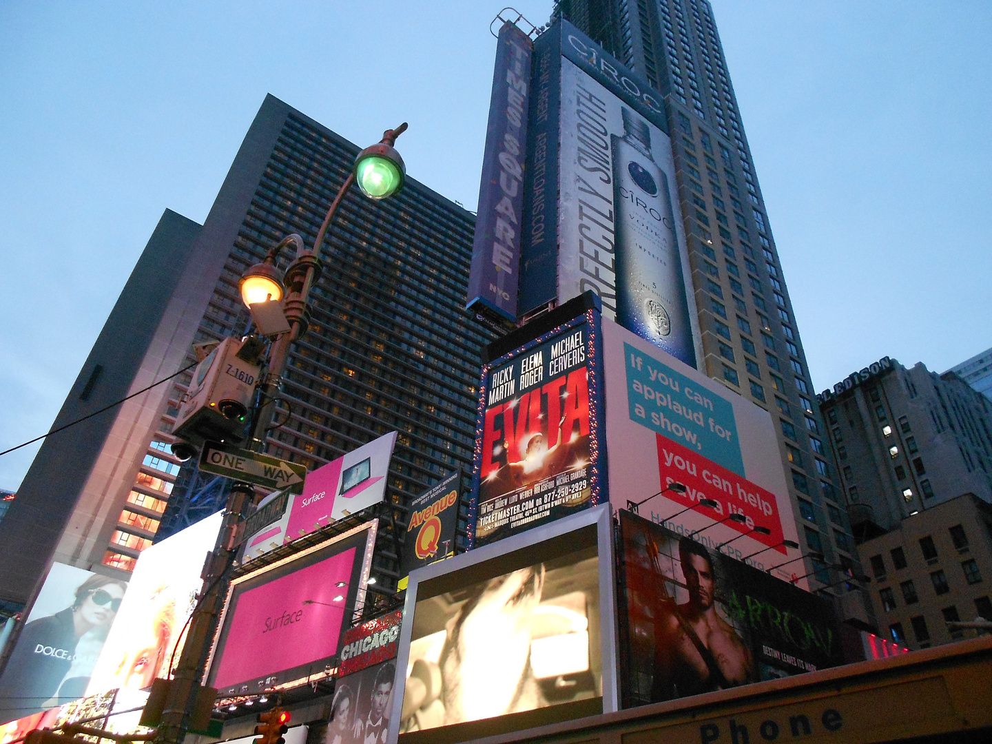 Veduta di Times Square