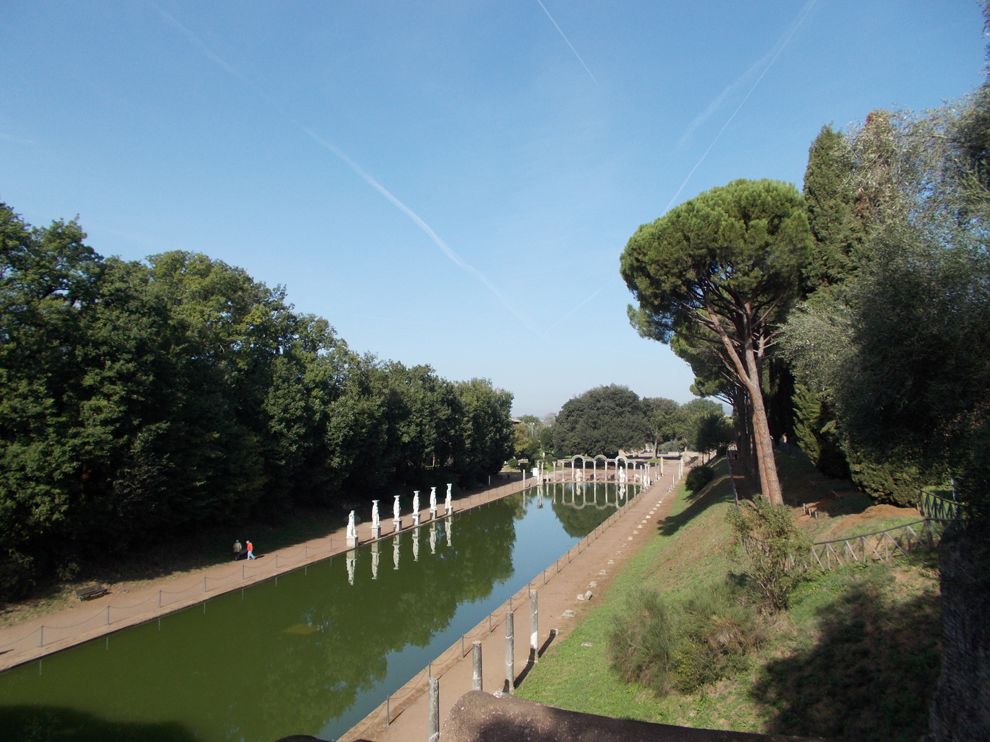 veduta panoramica della Villa Adriana