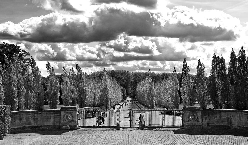 Veduta sui giardini di Versailles