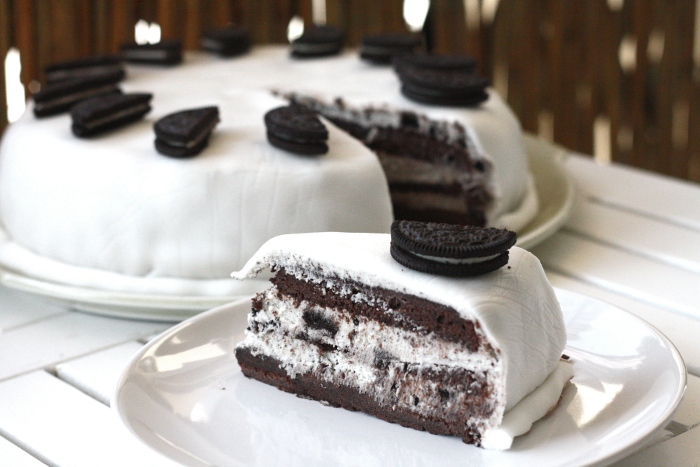 vegane Oreo-Torte