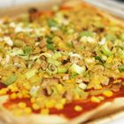 vegane Pizza mit Hefeschmelz