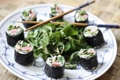 veganes Rohkost Sushi