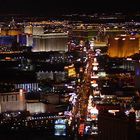 vegas strip from stratosphere