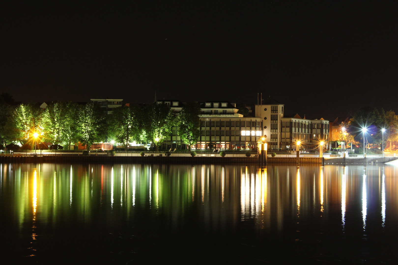 Vegesack bei Nacht