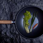 Vegetables in the wok