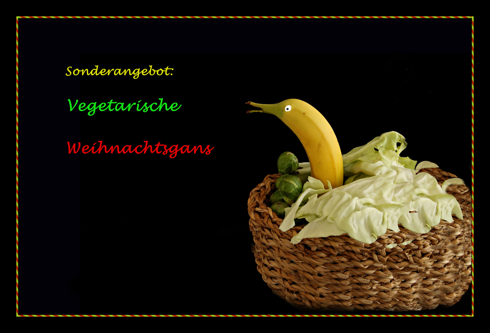 Vegetarische Weihnachtsgans