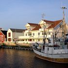 VEIHOLMEN , ein Fischerdorf in Norwegen auf der Insel Smöla