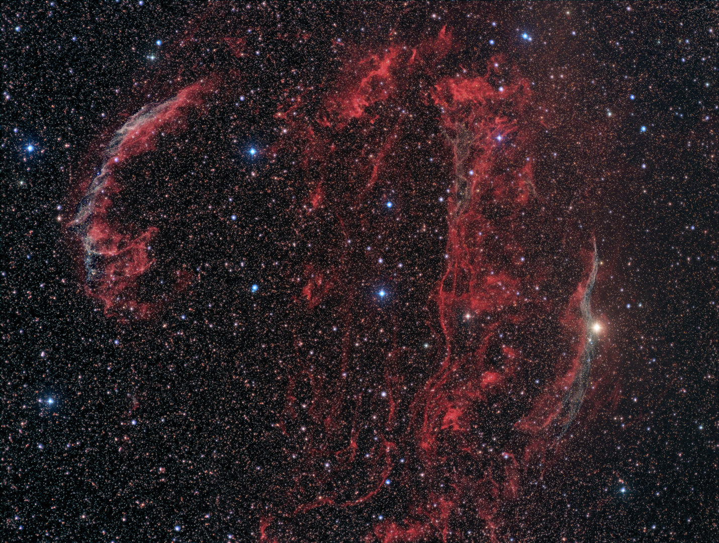 Veil-Nebula Komplex im Sternbild Schwan