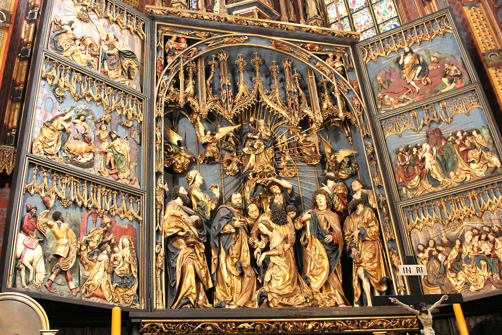 Veit-Stoß-Altar in der Marienkirche in Krakau