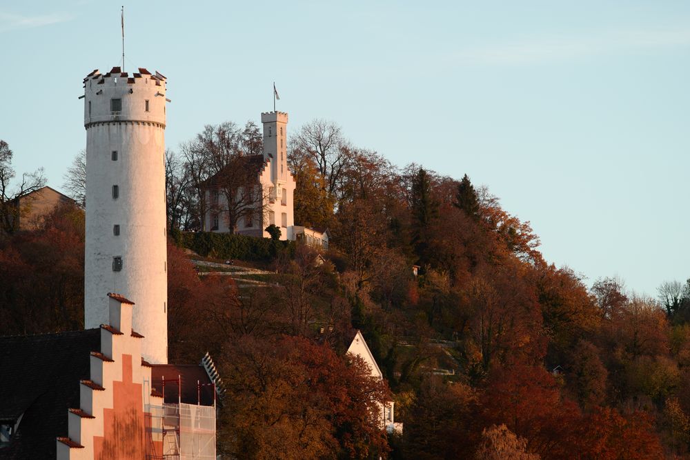 Veitsburg und Mehlsack im Sonnenuntergang