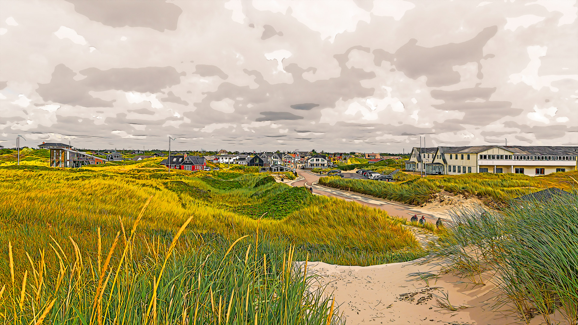 Vejers Strand in Dänemark