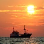 Vejers Strand Sonnenuntergang