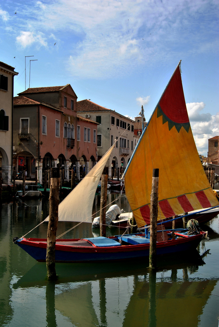 Vele a Chioggia.