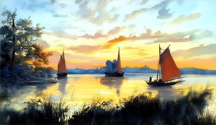 vele-f3a  __A SUNDAY ON THE LAKE__