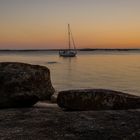 Velero en la Isla de Arousa, Galicia