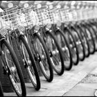 Velib parisien à l arrêt