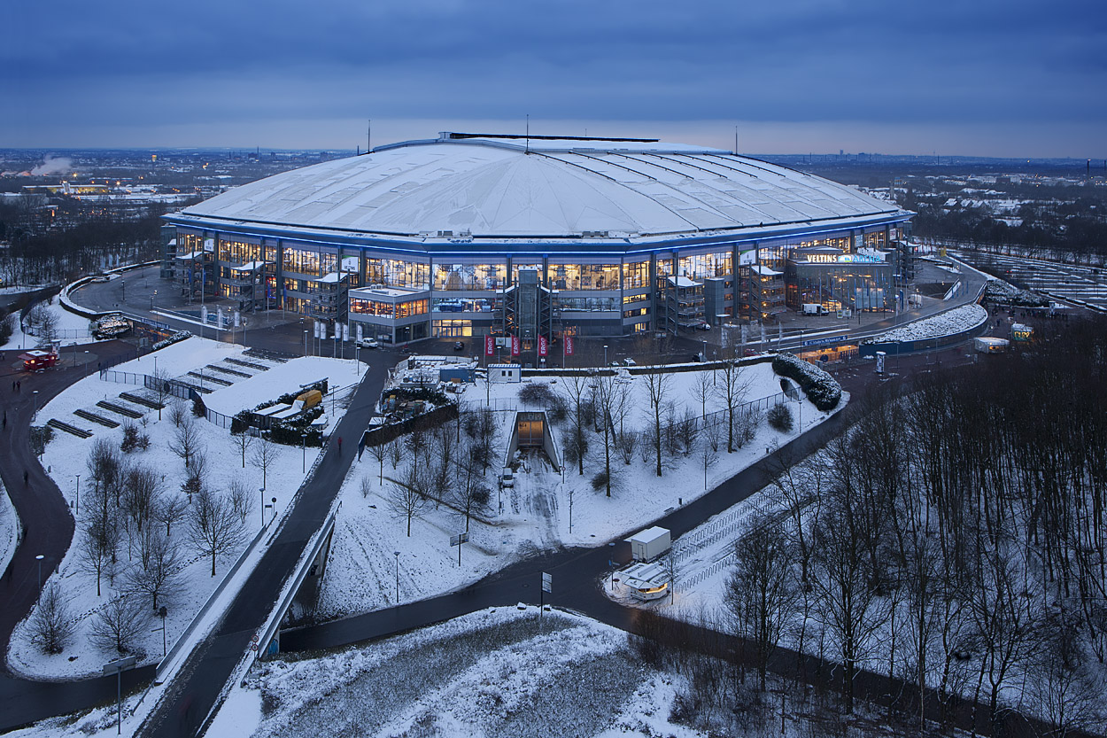 Veltins Arena im Schnee I - Schalke 04 vs. Hannover 96 - 5:4