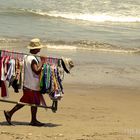 Vendedor en la playa