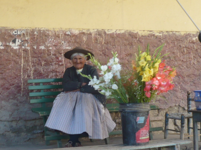 Vendedora de flores