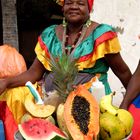 VENDEDORA DE FRUTAS CARTAGENA, COLOMBIA