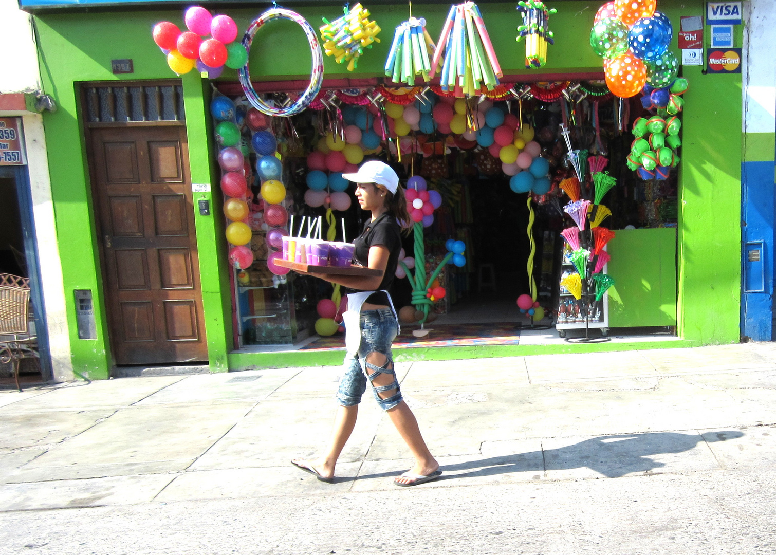 Vendedora de refrescos