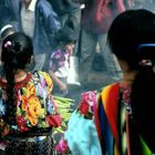 Vendedoras en el mercado de Chichicastenango.