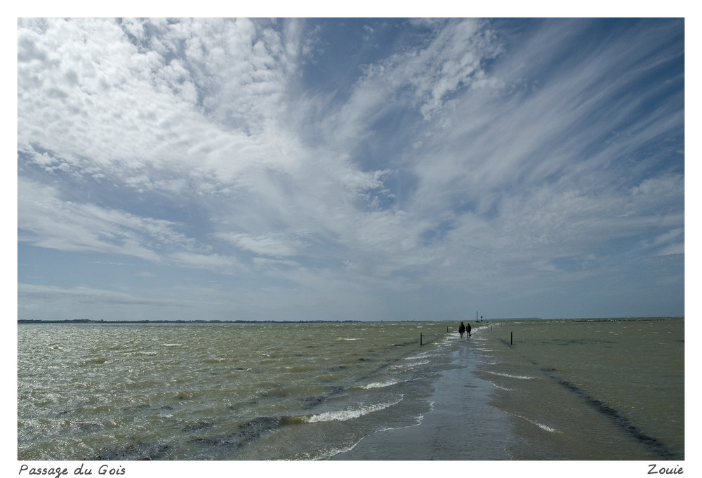 Vendée, le passage du Gois