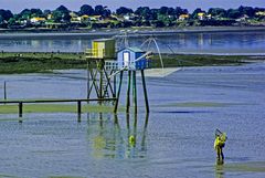 Vendée Nahe Pornic: Fischerhütten am Atlantik