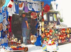   Vendeur de souvenirs à Sidi Bou Saïd