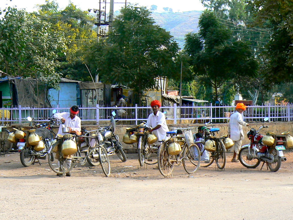 Vendeurs de lait .