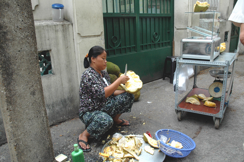 Vendiendo fruta