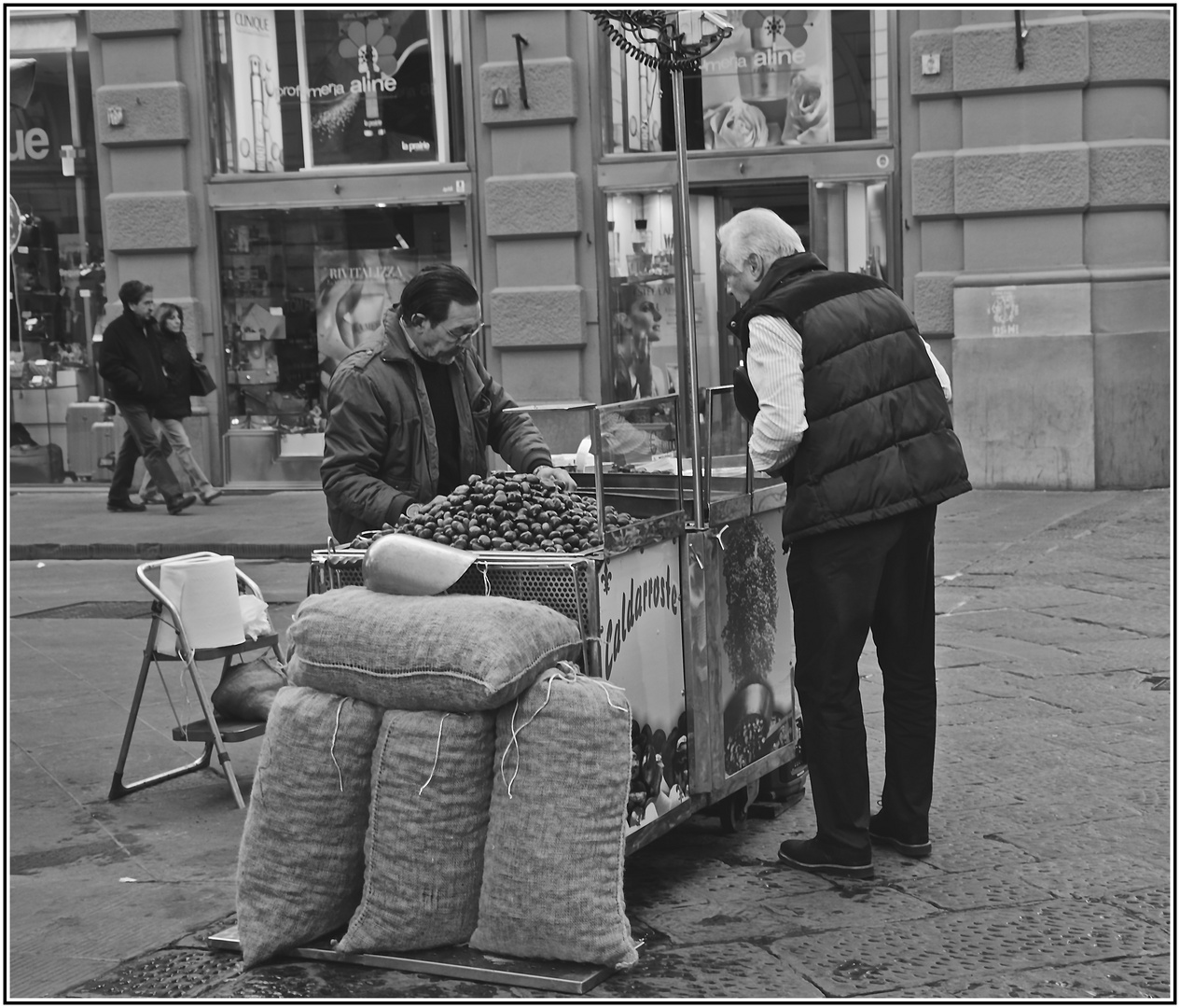 Venditore di Caldarroste