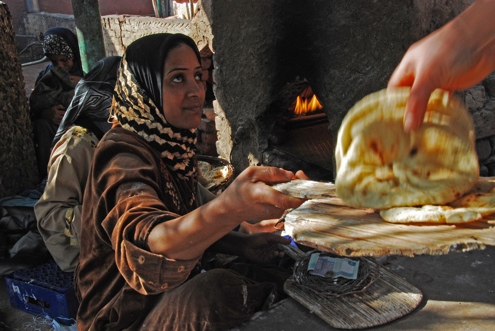 " Venditrice di pane"