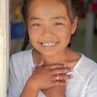 Vendor girl in a tourist shop