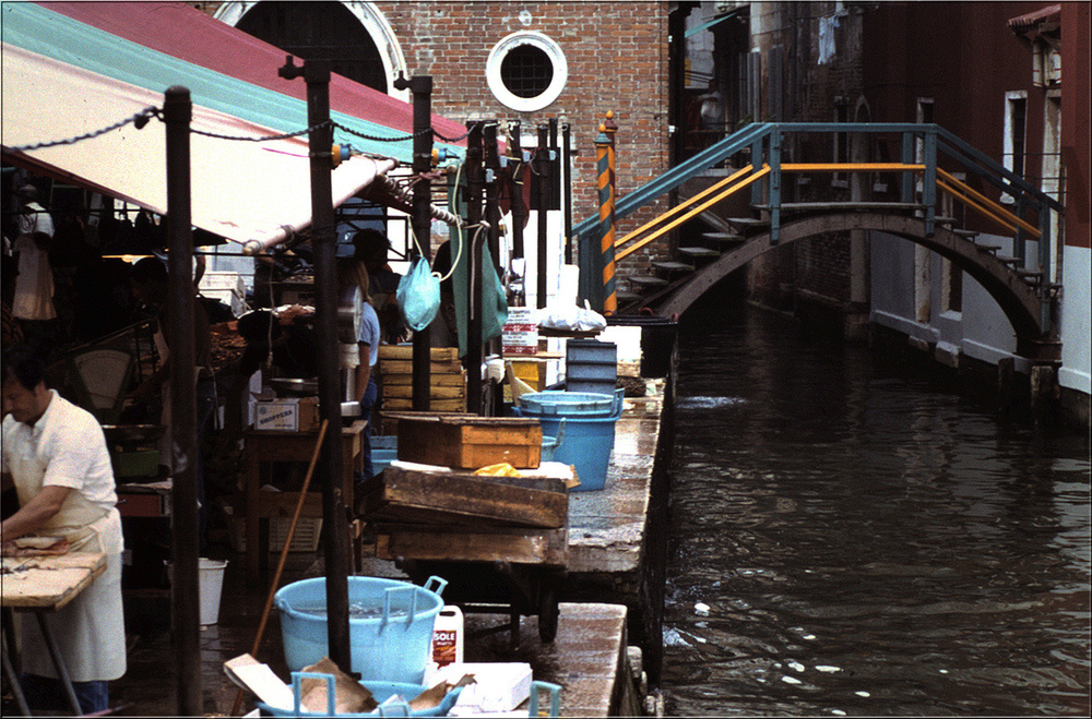 Venedig 1984 - Fischmarkt