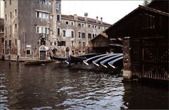 Venedig 1984 - Gondelwerft