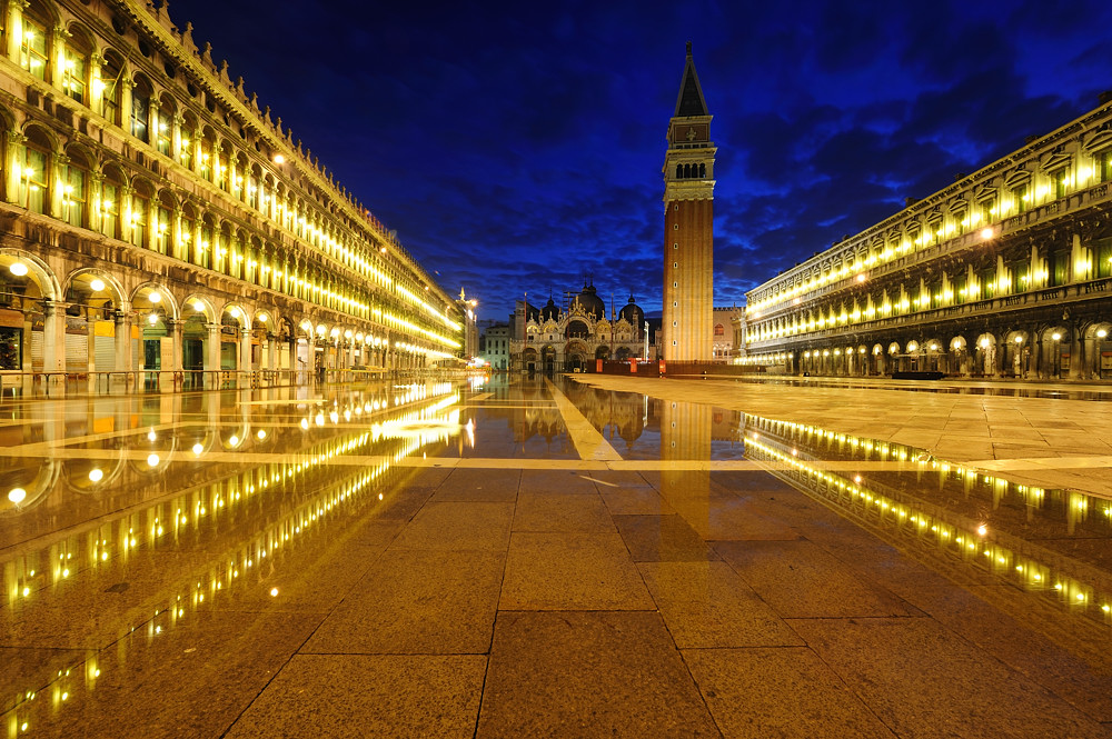 Venedig 2009 - V - Morgen am Markusplatz