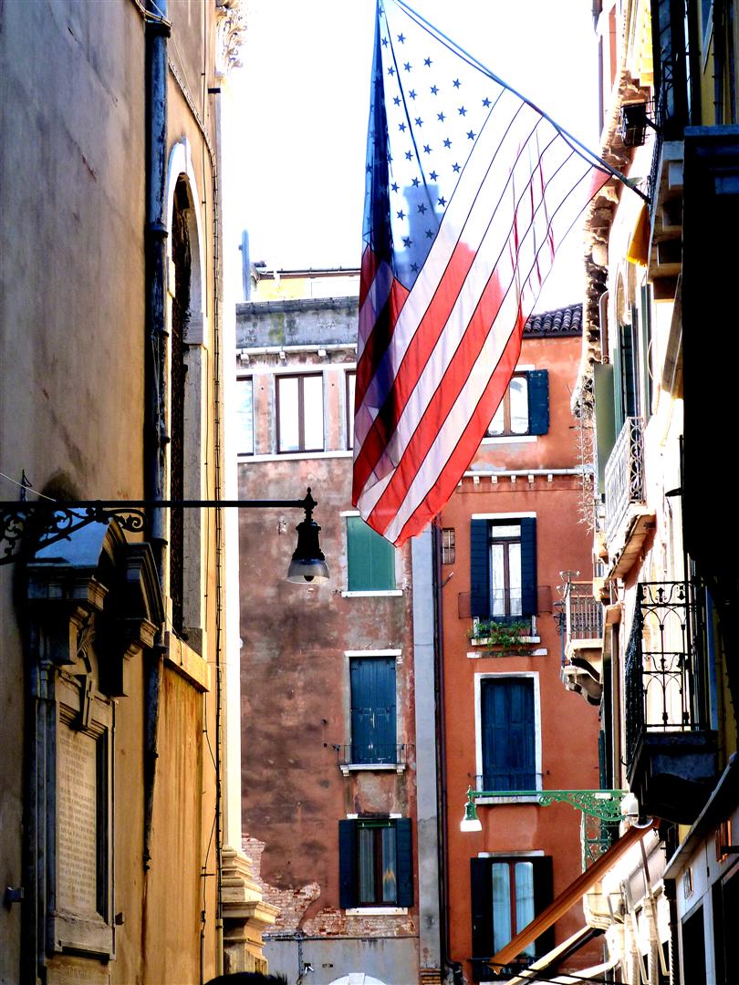 Venedig 2012 mit "Stars-and-Stripes"