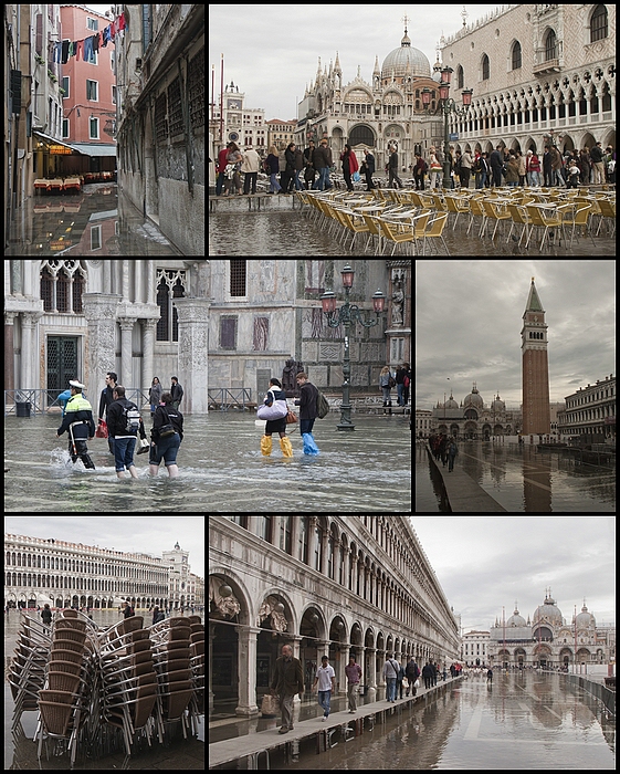 Venedig - Acqua alta am 15.10.2012