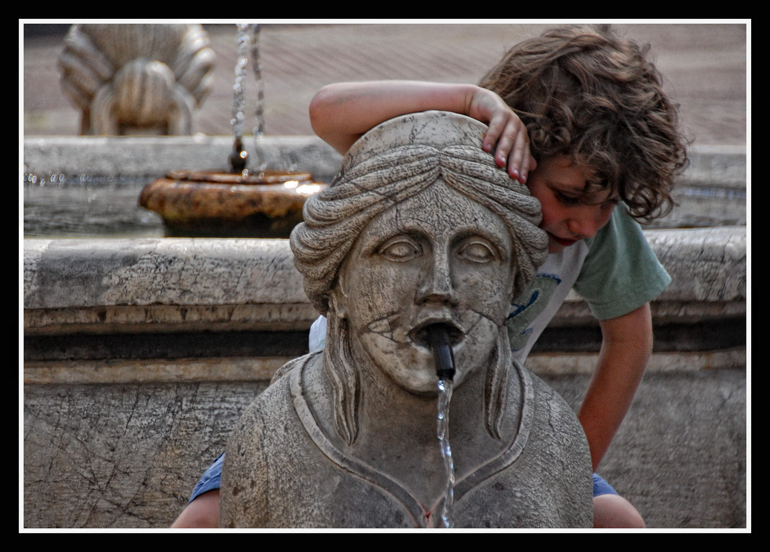 Venedig - Am Brunnen