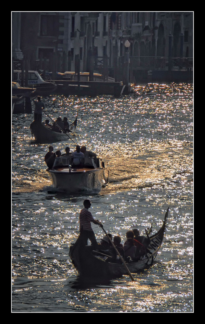 Venedig - Auf dem Canal Grande