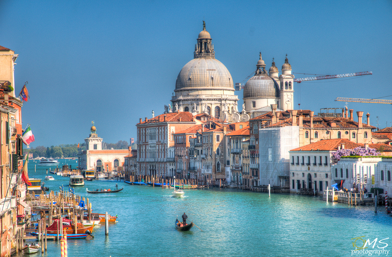 Venedig - Ausblick auf die Santa Maria della Salute