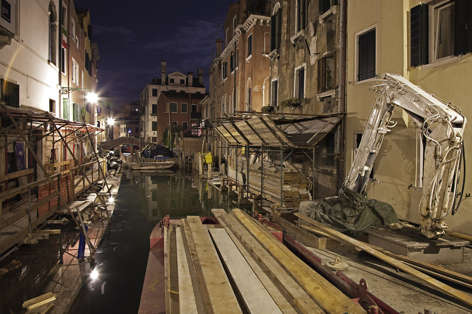 Venedig Baustelle