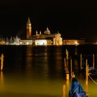 Venedig bei Nacht - Blick auf die Insel Insel San Giorgio Maggiore