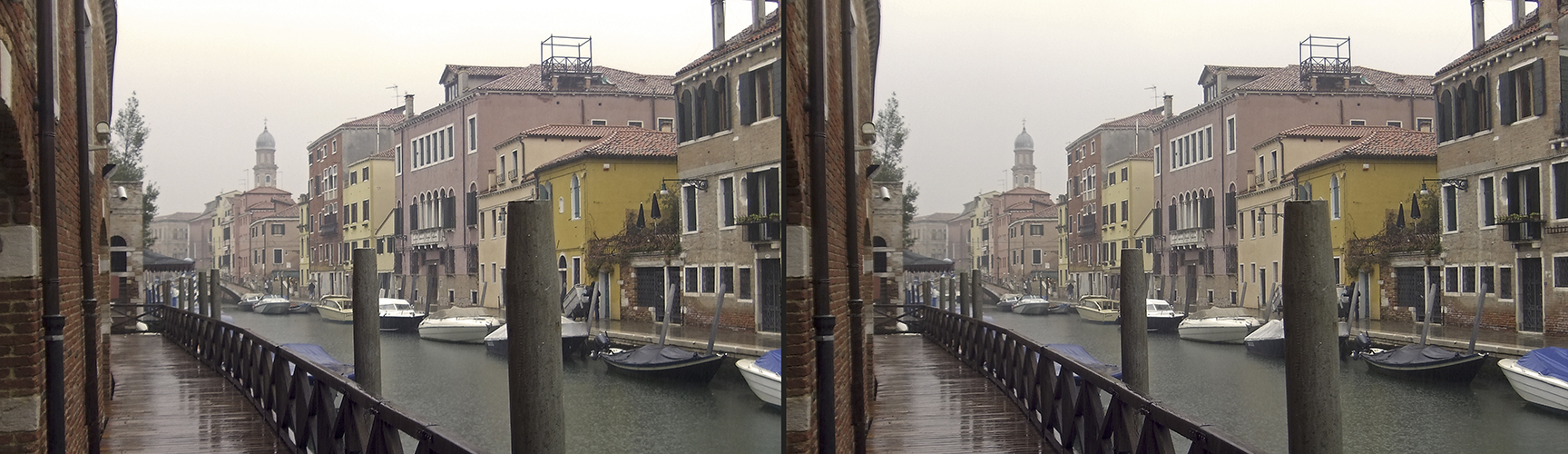 Venedig bei Regen (3D)